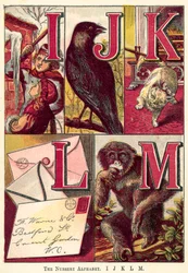 Das Kinderalphabet, I, J, K, L, M